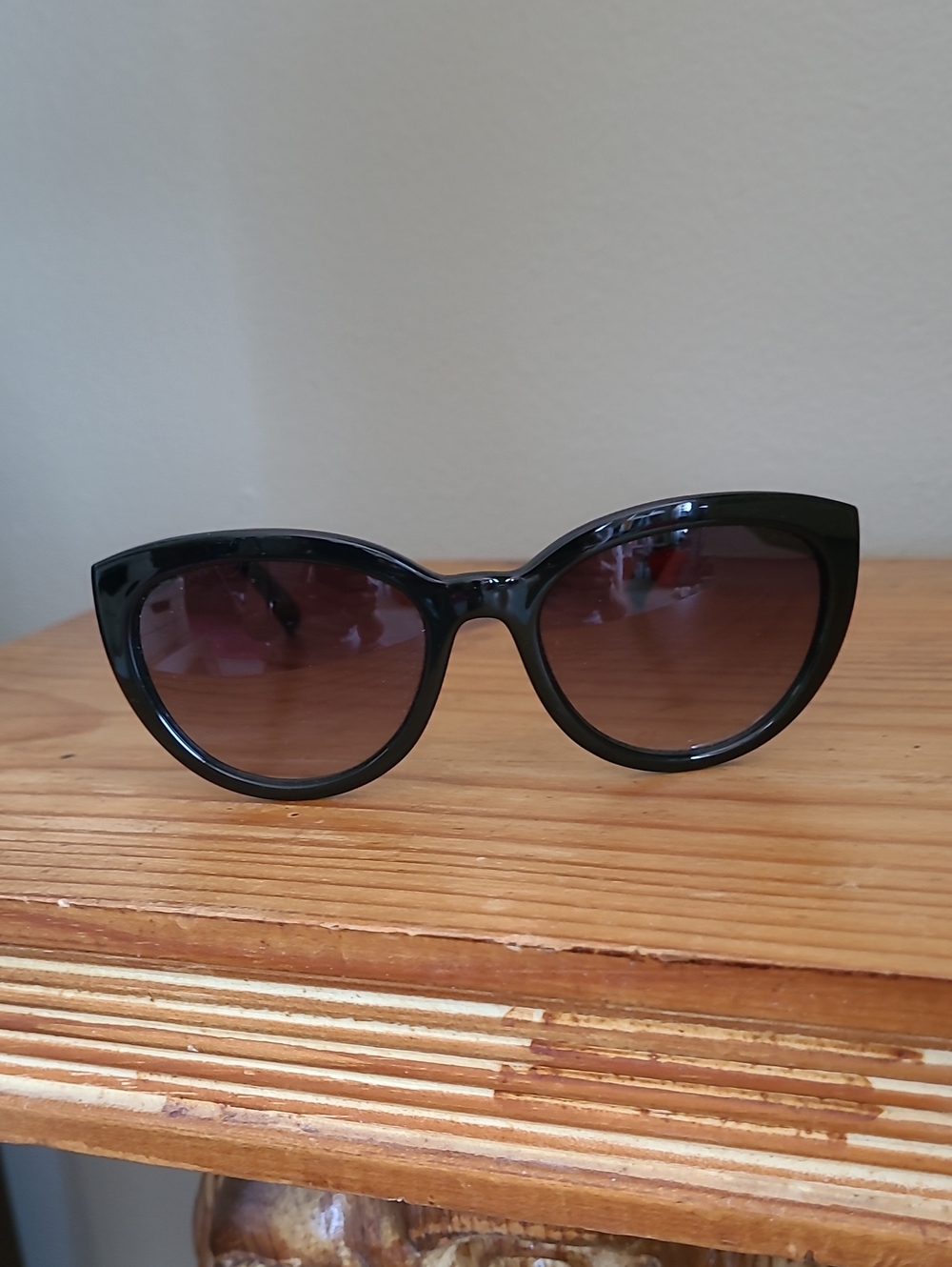 Ann Taylor Black Cat-Eye Sunglasses